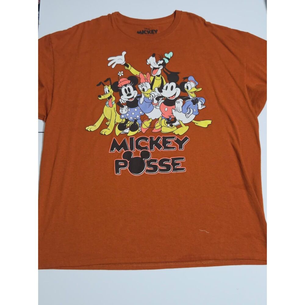 Burnt Orange Mickey Posse Tee
